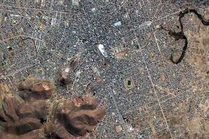 胡利亚卡市卫星地图-秘鲁胡利亚卡市中文版地图浏览-胡利亚卡旅游地图