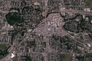 迈诺特市卫星地图-美国北达科他州迈诺特市中文版地图浏览-迈诺特旅游地图