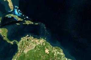 加勒比群岛卫星地图_加勒比群岛国家地图_加勒比群岛城市中文版地图浏览
