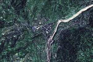 沙坪鎮衛星地圖-四川省雅安市雨城區周公山鎮、村地圖瀏覽