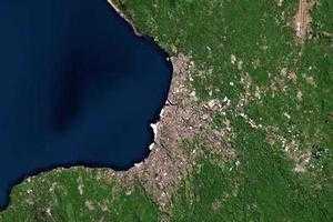 万鸦老市卫星地图-印度尼西亚北苏拉威西省(万鸦老市)万鸦老市中文版地图浏览-万鸦老旅游地图