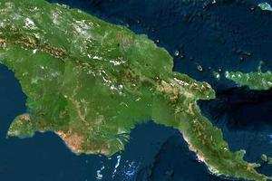巴布亞紐幾內亞衛星地圖