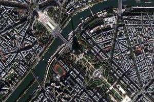 法國巴黎埃菲爾鐵塔旅遊地圖