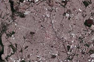 萊昂衛星地圖