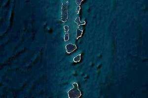 馬爾地夫衛星地圖