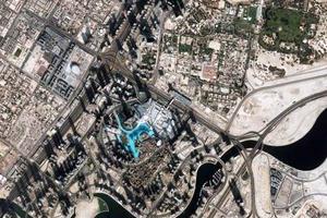 迪拜購物中心旅遊地圖