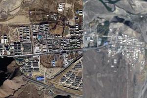达孜县工业园区卫星地图