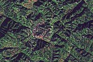 山枣卫星地图