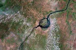 刚果共和国卫星地图
