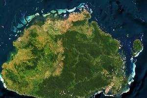 斐济卫星地图