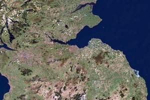 苏格兰卫星地图