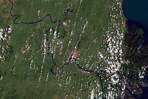 东加里曼丹卫星地图