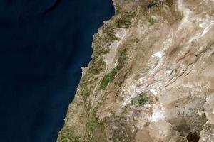 黎巴嫩卫星地图