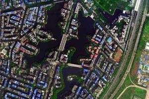 双龙湖卫星地图