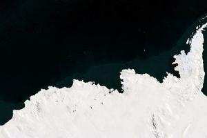 南极洲卫星地图