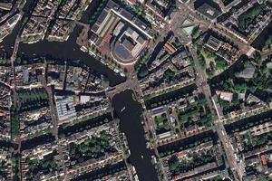 阿姆斯特丹运河带旅游地图