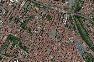 意大利普拉托市旅游地图