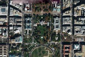 华盛顿哥伦比亚特区卫星地图