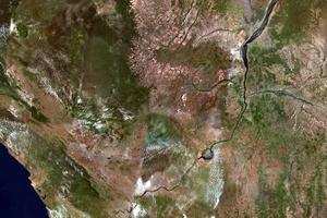 刚果民主共和国卫星地图