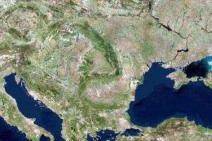 罗马尼亚卫星地图