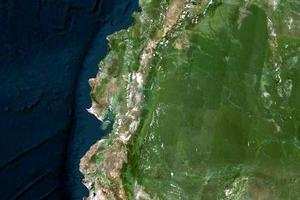 厄瓜多尔卫星地图