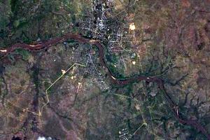 甘贝拉各族卫星地图