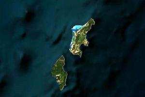 北马里亚纳群岛卫星地图