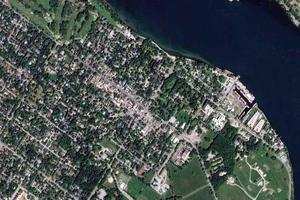 加拿大尼亚加拉湖滨小镇旅游地图