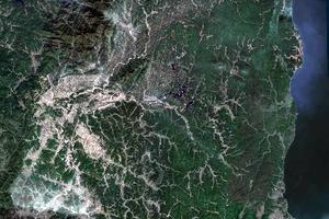 庆尚北道卫星地图