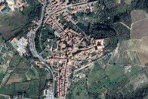 意大利圣吉米尼亚诺古城旅游地图