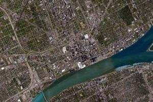底特律卫星地图