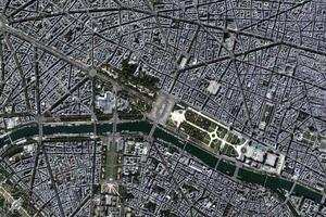 巴黎协和广场旅游地图