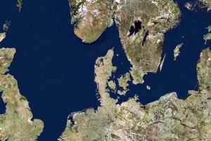 斯托海峡卫星地图