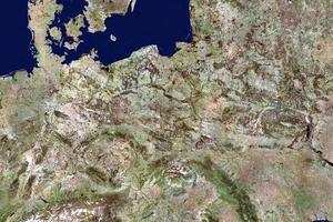 波兰卫星地图