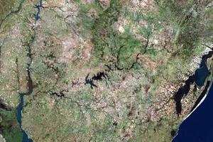 乌拉圭卫星地图