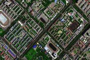 青山卫星地图