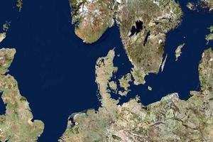 丹麦卫星地图