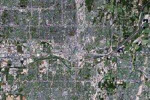 俄克拉荷馬城衛星地圖