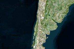 智利卫星地图