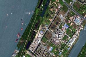 中新南京生态科技岛卫星地图