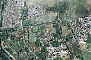西田各庄村卫星地图