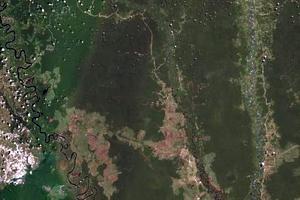 中加里曼丹卫星地图