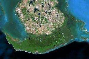 古巴青年岛旅游地图