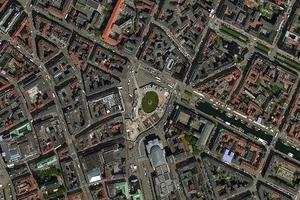 丹麦哥本哈根国王新广场旅游地图