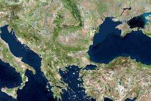 保加利亚卫星地图
