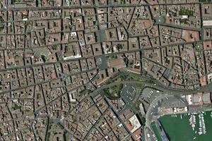 意大利卡塔尼亚市旅游地图
