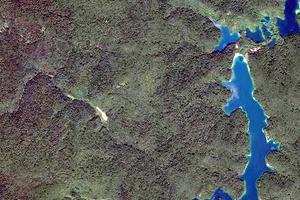 克罗地亚普利特维采湖群国家旅游地图