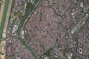 塞維利亞都市陽傘旅遊地圖