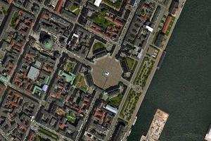 丹麦阿玛莲堡王宫旅游地图