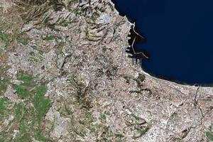 阿尔及尔卫星地图